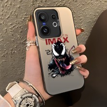 Ucuc Vivo X200 Fe Uyumlu Sert Akrilik Arka Silikon Kenar Lens Koruma Şık Baskı Kılıf