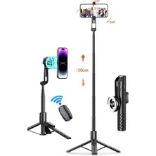 Light Nova Bluetooth Kumandalı Magsafe Uyumlu Tripod Selfie Çubuğu / 130CM / Go Pro Uyumlu /