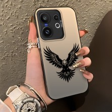 Ucuc Vivo X200 Fe Uyumlu Sert Akrilik Arka Silikon Kenar Lens Koruma Şık Baskı Kılıf