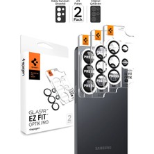 Spigen Galaxy S26 Ultra ile Uyumlu Kamera Lens Koruyucu Cam Kolay Kurulum Glas.tR EZ Fit Optik Pro (2 Adet) Black - AGL11071