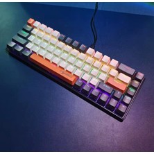 FV-Q68 Mekanik Kablolu Oyuncu Klavyesi - %65 Kompakt 68 Tuş Rgb Aydınlatmalı Gaming Klavye