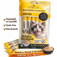 Mestore Nobilus Tavuklu Kedi Krema Ödül Maması 5 x 15 gr - 13460