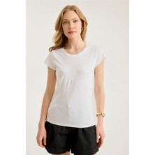 Home Store Bisiklet Yaka Basic Tshirt