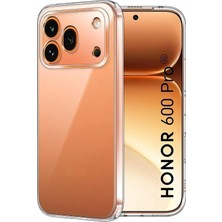 Nanospace Honor 600 Pro Uyumlu Kılıf Şeffaf Silikon Slim Esnek Kılıf
