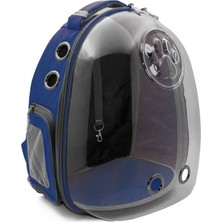 Mestore Cattie Astronot Kedi Taşıma Çantası 25X30X40 cm – Koyu Mavi - Newvısıonnavyblue