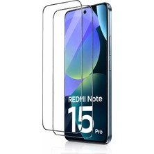 Nezih Case Redmi Note 15 Pro 5g Uyumlu Maxi Glass Temperli Cam Ekran Koruyucu