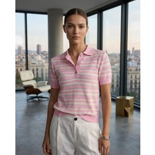 Luxetique Düğmeli Polo Yakat-Shirt
