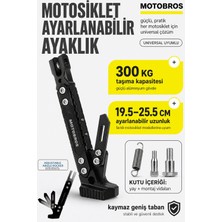 Motobros Motosiklet Yan Ayaklık Motosiklet Yan Sehpa Motor Ayaklık Motor Standı Cnc Kesim Güçlendirilmiş Çelik Boyutu