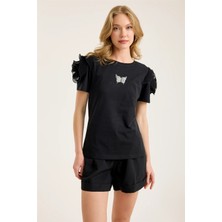 Home Store Inci Kelebekli Tshirt