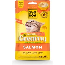 Mestore Delibon Krema Kedi Ödül Maması 15G 5 Adet Somonlu - CREAMY5X15SALMON