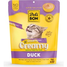 Mestore Delibon Krema Kedi Ödül Maması 15G 32 Adet Ördekli - CREAMY32X15DUCK