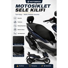 Motobros Motosiklet Sele Kılıfı Honda Pcx - Nmax - Activa - Tvs Jupiter - Dio- Cappucino Scooter Koltuk Kılıfı