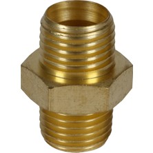 Orijinal Einhell Çift Nipel R 1/4 Inç Erkek Dişli (Kompresör Aksesuarı, Pirinç Malzeme, 1/4 Inç Erkek Dişli Tüm Basınçlı Hava Uygulamaları Için Uygundur) - 4139620