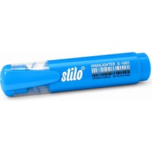 Stilo Fosforlu Kalem Mavi - 3 Adet