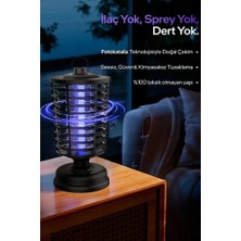 Light Nova Elektirikli Sinek Kovucu 4W / Sinek Öldürücü ve Kovucu / Uv Mor Işık / 600-800V Izgara