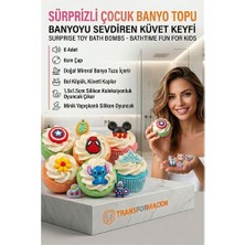 Uravas Store 6'lı Cupcake Banyo Bombası Seti Sürpriz Karakter Figürlü Köpüren Çocuk Banyo Topu 723203
