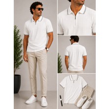 Advante Adv 4912  Ferm  Polo Yaka Tişört/beyaz/xl