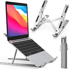 Light Nova Alüminyum Tablet ve Laptop Standı 10-17 Inç Katlanabilir / 6 Kademe Ayarlanabilir Yükseklik