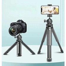 Light Nova Masaüstü Mini Tripod / 360° Ayarlanabilir 32 cm Selfie Çubuğu / Masaüstü Kullanım