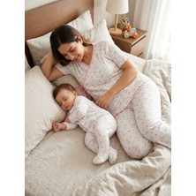 Diamondstar BASKILI ANNE BEBEK LOHUSA SET 3 Ay Kız