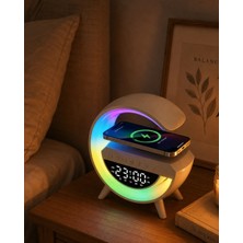 Epilons Rgb Işıklı Bluetooth Hoparlör Tf Kart ve Fm Destekli Kablosuz Ses Sistemi