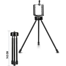 Light Nova 15 cm Metal Tripod Telefon Tutucu Kamera Için Mini Tripod Selfie Çubuğu Ayağı Stand