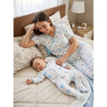 Diamondstar YILDIZLI ANNE BEBEK LOHUSA SET 3 Ay Kız
