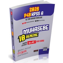 Savaş Yayınevi P48 Kpss A Grubu Muhasebe 10 Deneme Tamamı Çözümlü Savaş Yayınları 2026