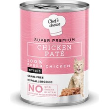 Hobibahçem Pate Chicken Kitten Tavuklu Tahılsız Yavru Kedi Konservesi 24 Adet 400 gr