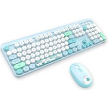 MiraLive Mofii ZR513/M Sweet Mavi Klavye Mouse Set