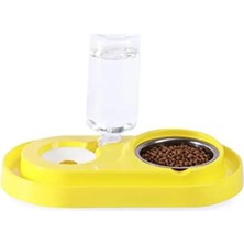 Esplendor Hazneli Mama ve Su Kabı Seti, 1000ML, Sarı Renk