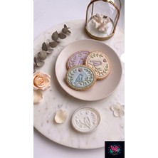 WLS Studio Zeytin Dalı ve Kuş Figürlü Kurabiye Kalıbı - Söz Nişan Hediyelikleri ve Baby Shower Şeker Hamuru Baskı Aparatı