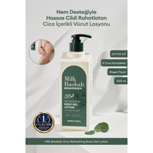 Hassas Cildi Nemle Rahatlatan Cica Içeren Vücut Losyonu Mılk Baobab Cica Refreshing Body Gel Lotion