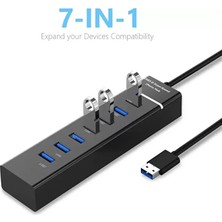 Light Nova USB 3.0 High Speed 7 Port USB Çoklayıcı 5gbps Hub