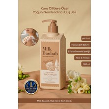 Kuru Ciltlere Özel Yoğun Nemlendirici Duş Jeli Mılk Baobab High Cera Body Wash (Pear&freesia)
