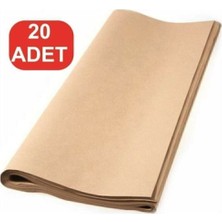 Orbak Kağıtçılık Kraft Kağıt 20 Adet 100 x 70 cm Ambalaj ve Çeyiz Tabak Eşya Paketleme Kağıdı