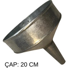 Netmar Galvaniz Metal Huni 20 cm