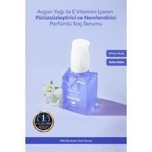 Argan Yağı ve E Vitaminli Nemlendirici Parfümlü Saç Serumu Mılk Baobab Hair Syrup (White Musk)
