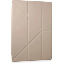 Mey Ithalat®  Samsung Galaxy X910 Tab S9 Ultra 14.6 Kılıf Kalemlikli Mars Tablet Kılıfı - Rose Gold