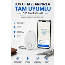 ArmoniaVital Ios Uyumlu Gps Takip Cihazı – Anahtarlık ve Çanta Takip Aparatı – Gerçek Zamanlı Konum Takibi – Uzun Pil Ömrü