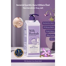 Kuru Ciltlere Özel Nemlendirici Duş Jeli Mılk Baobab Cera Body Wash (Baby Powder)