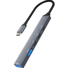 Light Nova Pd 100W 5in1 Type-C To USB Çoklayıcı Çevirici Hub 5 Port / 2xusb / 3xtype-C