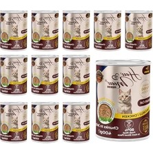 Esplendor Yetişkin Kediler Için Tavuklu Jöleli Konserve Mama, 400 gr x 12 Adet