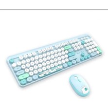 MiraLive Hello Bear Mavi Klavye Mouse Set
