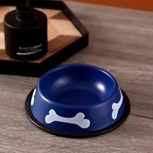Renas Store Renkli Kemik Desenli Metal Mama Kabı