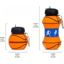 Renas Store Basketbol Topu Tasarımlı Akordiyon Su Şişesi
