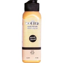 Esplendor Metalik Akrilik Boya, 140ML, Altın Renk Seçeneği