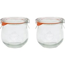 Esplendor 370 ml Cam Kavanoz, 2'li Set, Çok Amaçlı Kullanım