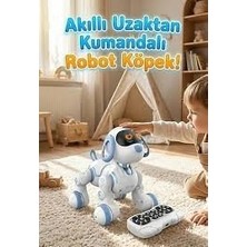 PopŞeker Akıllı Robot Köpek Dokunmatik Etkileşimli - 30 Fonksiyonlu Şarjlı Eğitici Oyuncak