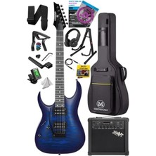 Esplendor GRADE-25AMP Blue Rosewood Yüksek Kalite 25W Amfili Elektro Gitar